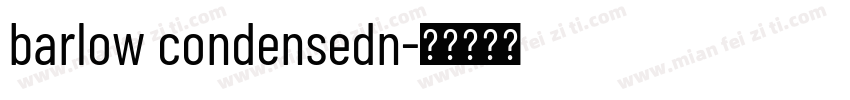 barlow condensedn字体转换